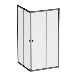 Душевой уголок AM.PM Sunny W87G-403-100100-BT профиль черный матовый 100х100 см Душевой уголок AM.PM Sunny W87G-403-100100-BT профиль черный матовый 100х100 см