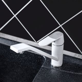 Смеситель для кухни РМС SL123W-004F-25 белый Смеситель для кухни РМС SL123W-004F-25 белый