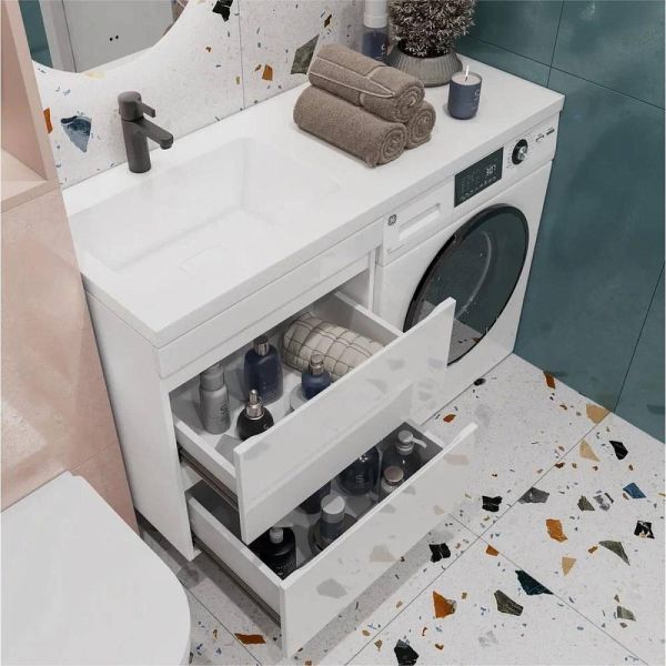 Тумба под раковину над стиральной машиной Vigo Urban 043 60 см белый