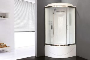 Душевая кабина Royal Bath BK стекло матовое 90x90см RB90BK1-M-CH-EL