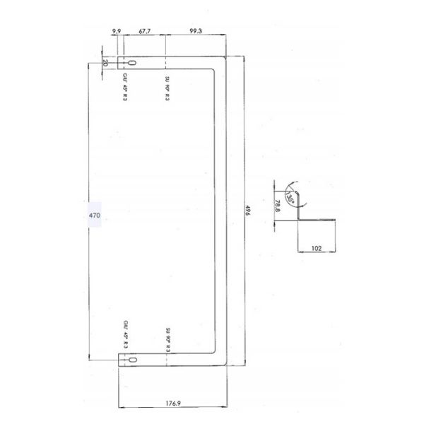 Полотенцедержатель ArtCeram Blend BLA001/ 3105 cr белый
