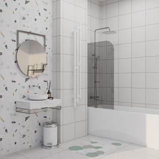 Полотенцесушитель электрический Indigo Sky PRO LSKPRE150-17WMRt 150x17 см белый матовый