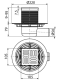 Сливной трап AlcaPlast 105 ? 105/50мм решетка - хром APV1321 Сливной трап AlcaPlast 105 ? 105/50мм решетка - хром APV1321