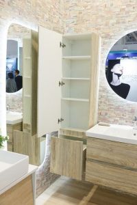 Шкаф подвесной Art&Max Techno 40x160см левый дуб мелфорд AM-Techno-1600-AC-SO-LW823-L