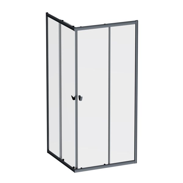 Душевой уголок AM.PM Sunny W87G-403-9090-BT профиль черный матовый 90x90 см