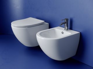 Унитаз подвесной Ceramicanova Метрополь (Metropol) CN4002T безободковый торнадо белый
