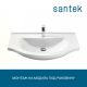 Мебельная раковина Santek Эльбрус 1WH110790 90 см белый