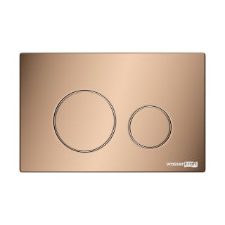 Кнопка смыва WasserKRAFT RG02 розовое золото