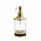 Дозатор для жидкого мыла Boheme Royal Cristal 10929-G-B золото/чёрный