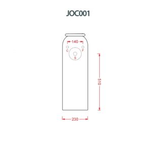 Пьедестал для раковины Artceram Jolie JOC001 47 00 carrara