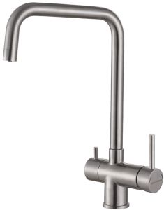 Смеситель для кухни Paulmark Wetter We213030-SS нержавеющая сталь