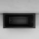 Акриловая ванна Am.Pm Gem W90A-150-070B-A 150x70см чёрный матовый
