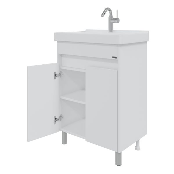 Напольная тумба под раковину Санта Мира 700472 60 см белый