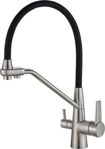 Смеситель для кухни ZORG Steel Hammer SH 903-6 SATIN