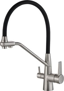 Смеситель для кухни ZORG Steel Hammer SH 903-6 SATIN Смеситель для кухни ZORG Steel Hammer SH 903-6 SATIN