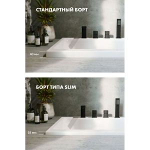 Гидромассажная ванна WHITECROSS Layla Slim 0122.180080.100.SOFT.CR 180x80 см Soft хром