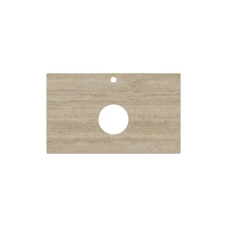 Столешница для накладных раковин Kerama Marazzi Про Травертин KM6012G0751RP80Tc2 80 см бежевый матовый