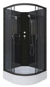 Душевая кабина Niagara NG-6501-14BK 90x90см чёрный/тонированное