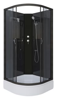 Душевая кабина Niagara NG-6501-14BK 90x90см чёрный/тонированное