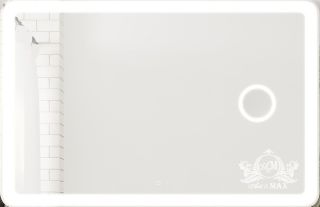 Зеркало с подсветкой и косметической линзой Art&Max Latina 120x80см AM-Lat-1200-800-DS-F-X3 Зеркало с подсветкой и косметической линзой Art&Max Latina 120x80см AM-Lat-1200-800-DS-F-X3