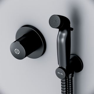 Гигиенический душ со смесителем Am.Pm X-Joy чёрный матовый F40P85A22 Гигиенический душ со смесителем Am.Pm X-Joy чёрный матовый F40P85A22