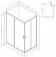 Душевой уголок Am.Pm Gem 120x80см чёрный матовый W90G-404-120280-BT