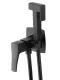 Гигиенический душ со смесителем Wonzon & Woghand Flex WW-88829072-MB чёрный матовый