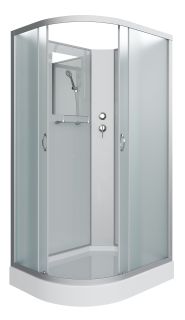Душевая кабина Niagara NG-3312-14RBK 120x80см серебро/матовое Душевая кабина Niagara NG-3312-14RBK 120x80см серебро/матовое
