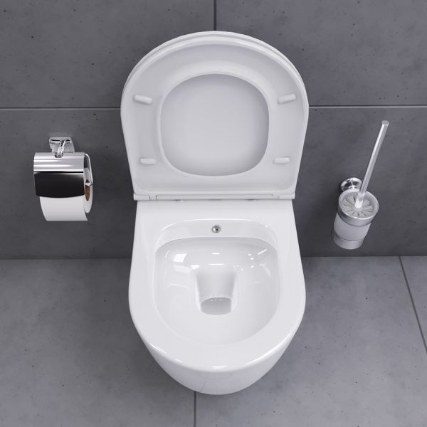 Подвесной унитаз Damixa Sirius DX86C1800SC безободковый  с функцией биде