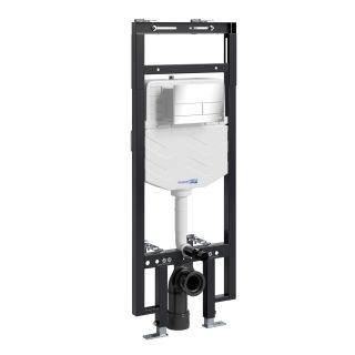 Система инсталляции для унитазов WasserKRAFT Dinkel 58TLT.010.ME.CH04 с кнопкой смыва
