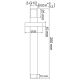 Кронштейн для верхнего душа WasserKRAFT A068GR графит