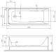 Акриловая ванна Am.Pm Gem W90A-150-070B-A 150x70см чёрный матовый