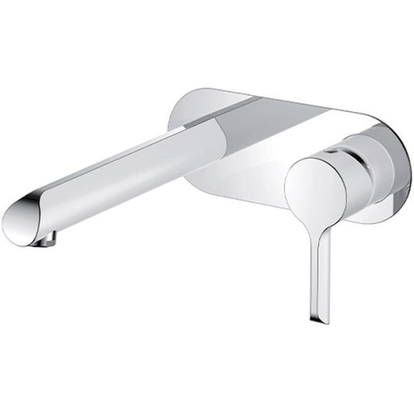 Встраиваемый смеситель для раковины Gappo G1003-28 белый/хром