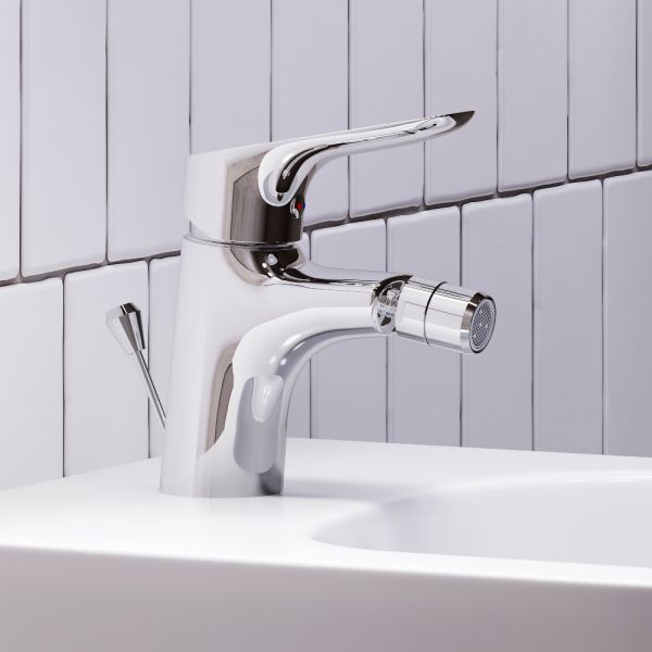 Смеситель для биде Damixa Jupiter 770240000 с донным клапаном хром