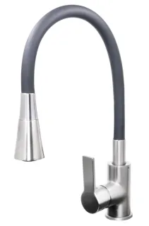 Смеситель для кухни Stella Polar Тулуза S3865-2 оружейная сталь черный Смеситель для кухни Stella Polar Тулуза S3865-2 оружейная сталь черный