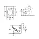 Унитаз подвесной Villeroy & Boch Architectura 4694CL01 TwistFlush с сиденьем Soft Close белый
