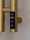 Полотенцесушитель электрический APEXTERMO Луна LN10113GLB 110x18 см с крючками золото матовое