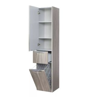 Шкаф-колонна Акватон Сильва левый дуб фьорд 1A215603SIW6L Шкаф-колонна Акватон Сильва левый дуб фьорд 1A215603SIW6L