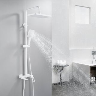 Душевая стойка Shevanik S6826C белый Душевая стойка Shevanik S6826C белый