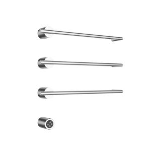 Полотенцесушитель электрический AQUAme AQM3143BN 50x52 см c терморегулятором никель брашированный