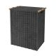 Корзина для белья WasserKRAFT Gollach WB-330-L чёрный матовый