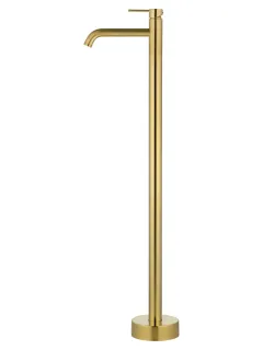 Напольный смеситель для раковины Wonzon & Woghand Stick WW-88649905-BG брашированное золото