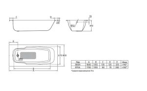 Ванна стальная BLB B80A ATLANTICA 180x80