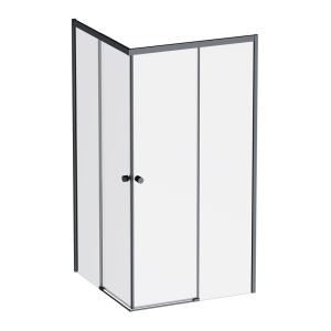 Душевой уголок Am.Pm X-joy W94G-403-100100-BТ1К 100x100 см без поддона чёрный матовый