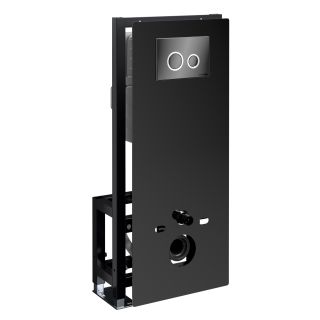 Система инсталляции для унитазов WasserKRAFT Glan 66TLT.010.ME.BL.PB01 с кнопкой смыва