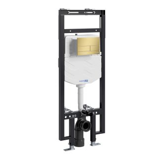 Система инсталляции для унитазов WasserKRAFT Dinkel 58TLT.010.ME.MG04 с кнопкой смыва