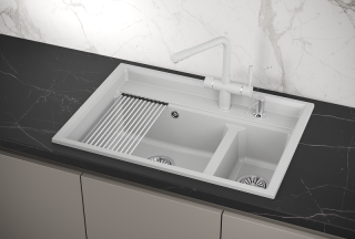 Мойка кухонная Granula Kitchen Space 7302, АРКТИК Мойка кухонная Granula Kitchen Space 7302, АРКТИК