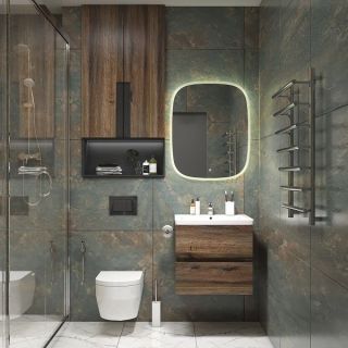 Зеркало с холодной подсветкой Art&Max Forli 65x80см AM-For-650-800-DS-F Зеркало с холодной подсветкой Art&Max Forli 65x80см AM-For-650-800-DS-F