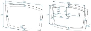 Зеркало с подсветкой Art&Max Roma 100x70см AM-Rom-1000-700-DS-F Зеркало с подсветкой Art&Max Roma 100x70см AM-Rom-1000-700-DS-F