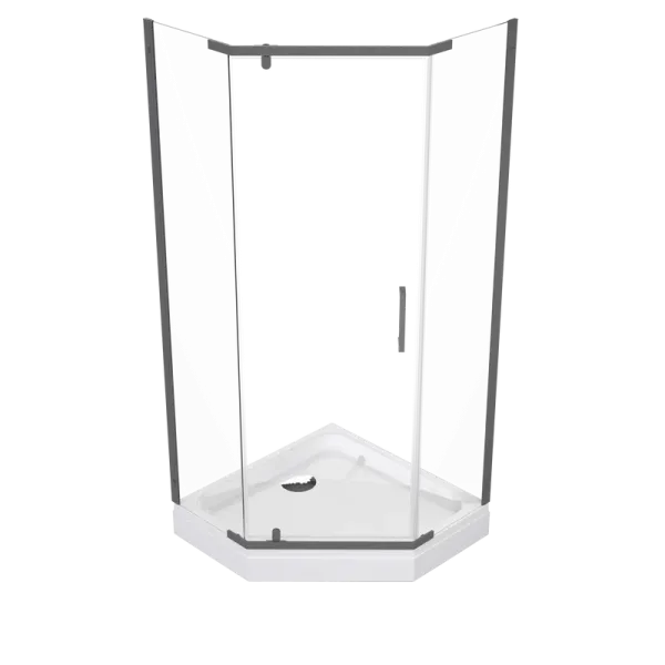 Душевой уголок Triton Дека -Графит Щ0000073925 90x90 см профиль графит стекло прозрачное